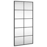 Vidaxx Wandspiegel rechteckig 50x100 cm Eisen schwarz