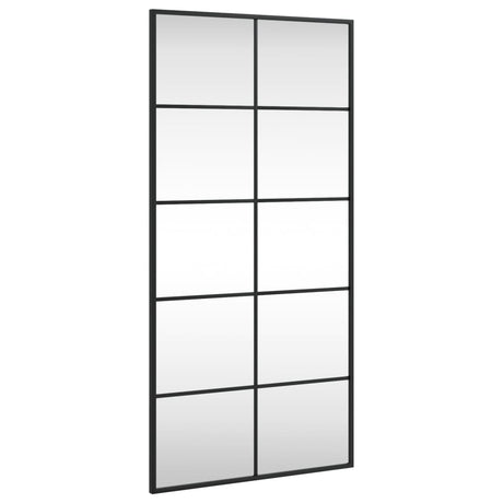 Vidaxx Wandspiegel rechteckig 50x100 cm Eisen schwarz