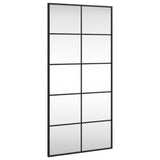 Vidaxl wall mirror rectangular 50x100 cm iron black