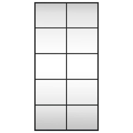 Vidaxx Wandspiegel rechteckig 50x100 cm Eisen schwarz