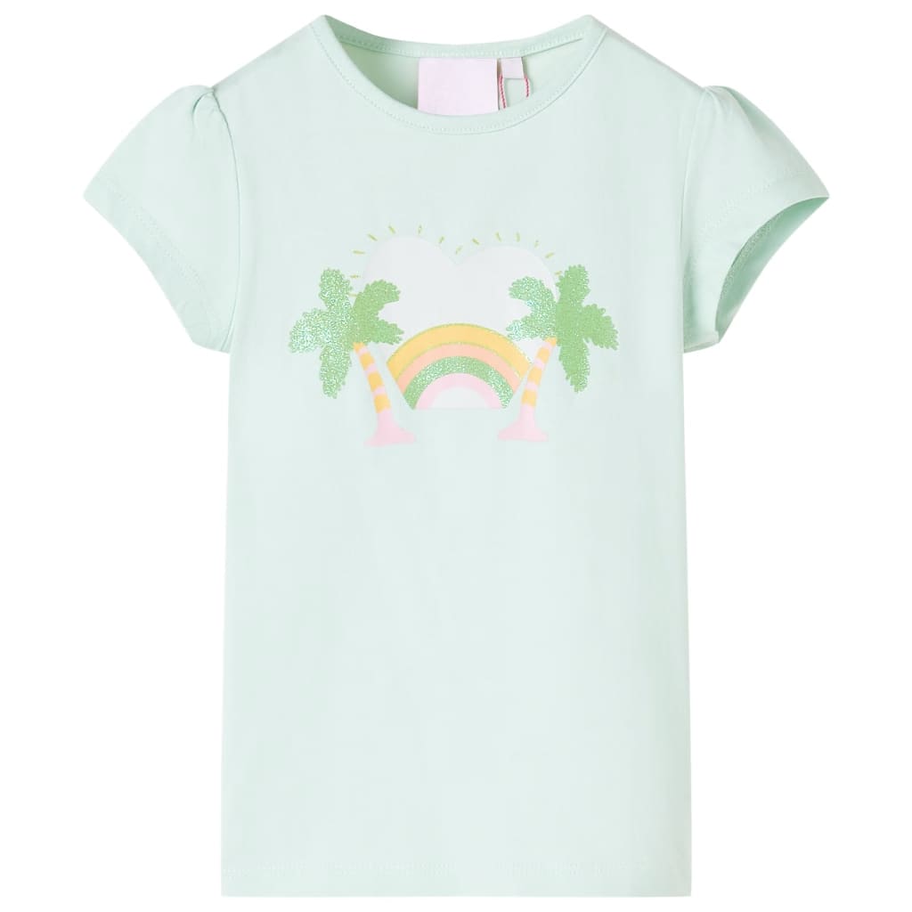 Vidaxl Camisa para niños 92 Light Mint