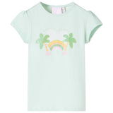 VidaXL Kindershirt 104 helles Mint