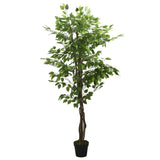 VidaXL Kunstbaum Ficus 756 Blätter 150 cm grün