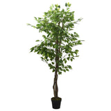 VidaXL Kunstbaum Ficus 756 Blätter 150 cm grün