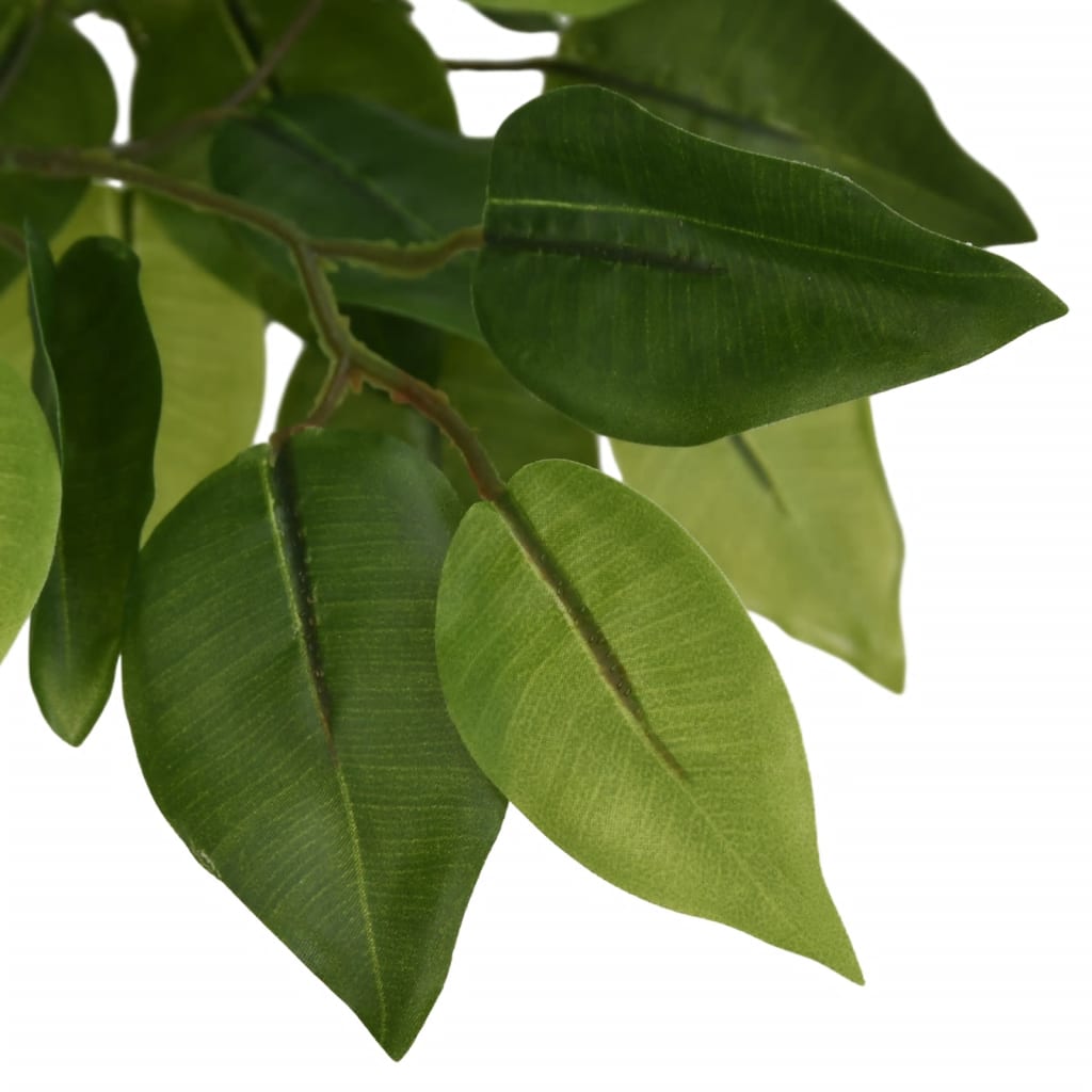 Vidaxl kunstig plante ficus 1008 blade 180 cm grøn