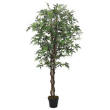 Vidaxl Kunstig plante Maple Tree 336 Blader 120 cm grønn