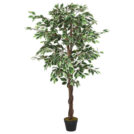 Vidaxl Kunstpflanze Ficus 756 Blätter 150 cm grün