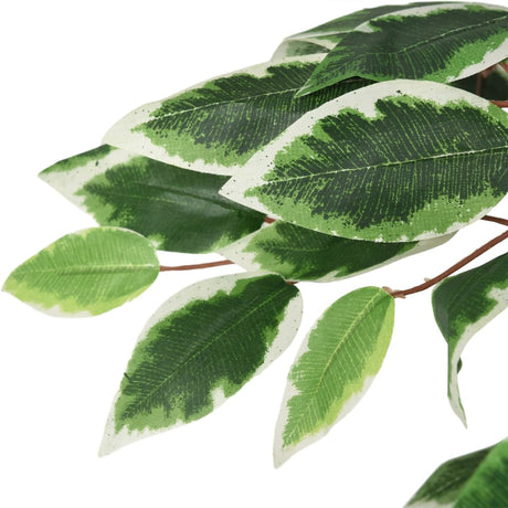 Vidaxl Kunstpflanze Ficus 1008 Blätter 180 cm grün