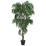 Vidaxl künstliche Pflanze Mangoboom 300 Blätter 80 cm Grün