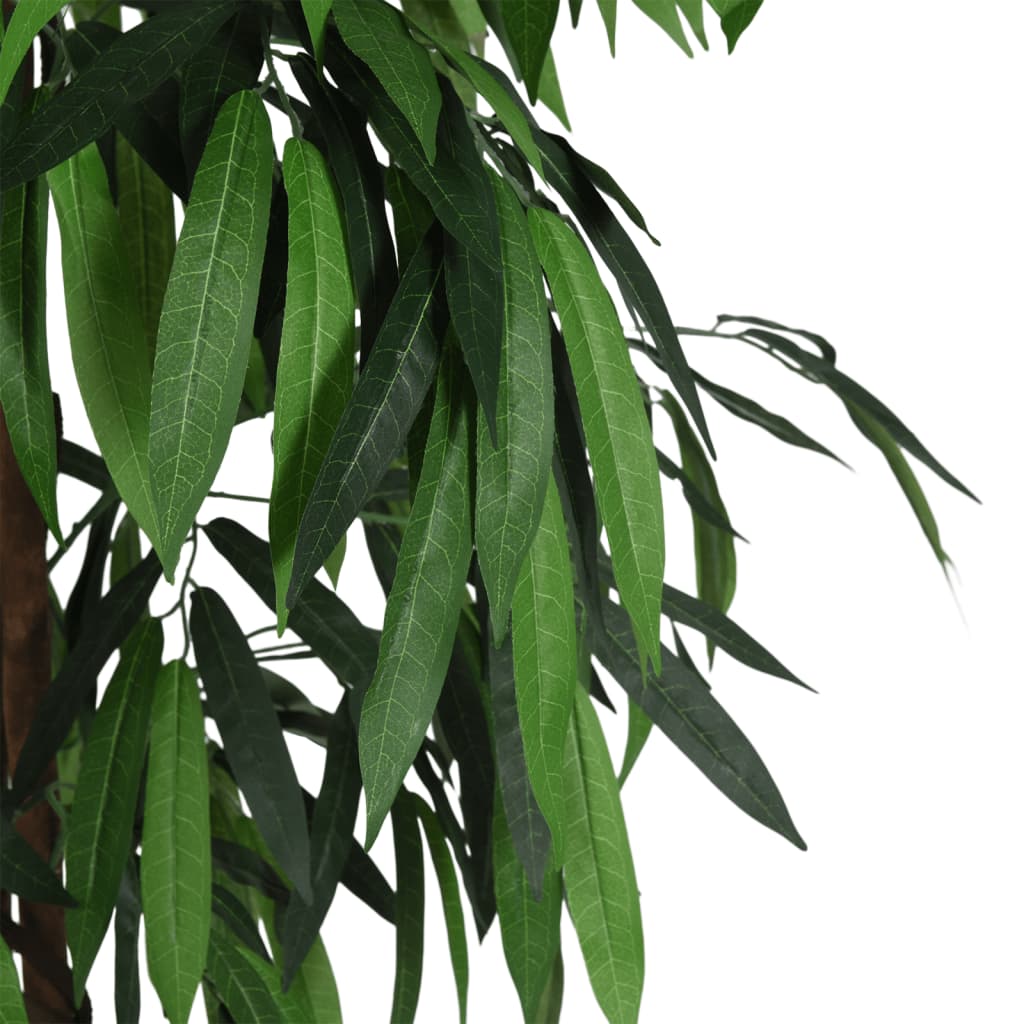 VidaXL Künstliche Mangobaumpflanze 600 Blätter 150 cm grün