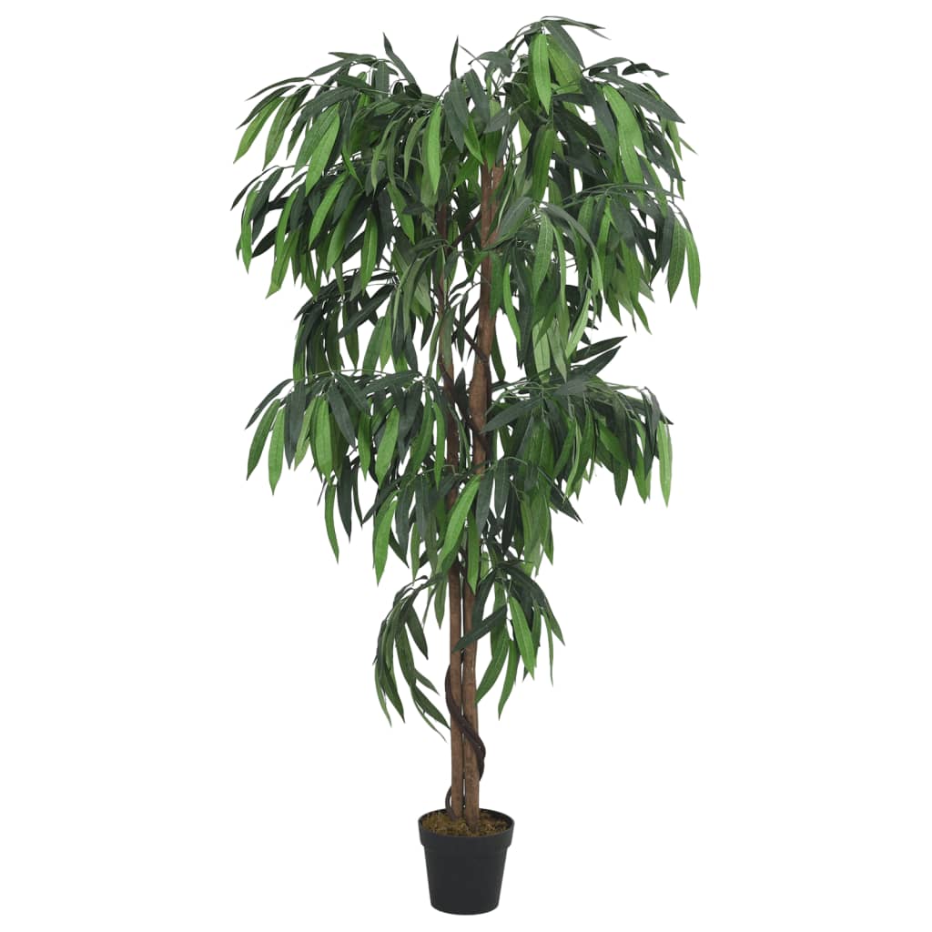 Vidaxl Artificial Plant Mangoboom 900 Leaves 180 cm Green