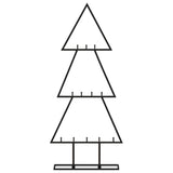 VidaXL Weihnachtsdekoration Weihnachtsbaum 60 cm Metall Schwarz