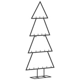 VidaXL Weihnachtsdekoration Weihnachtsbaum 90 cm Metall Schwarz