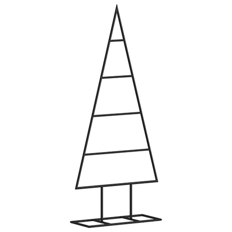 VidaXL Weihnachtsdekoration Weihnachtsbaum 60 cm Metall Schwarz