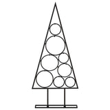 VidaXL Kerstdecoratie kerstboom 60 cm metaal zwart