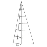 VidaXL Weihnachtsdekoration Weihnachtsbaum 100 cm Metall Schwarz