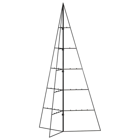 VidaXL Weihnachtsdekoration Weihnachtsbaum 100 cm Metall Schwarz