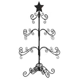VidaXL Weihnachtsdekoration Weihnachtsbaum 90 cm Metall Schwarz