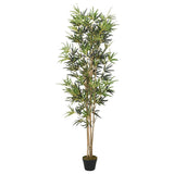 Vidaxl Artificial Plant Bamboo 1104 Blade 180 cm grøn