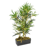 Vidaxl Artificial Plant Bamboo 368 lämnar 80 cm grön