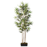 Vidaxl Artificial Plant Bamboo 828 Leaves 150 cm Green