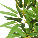 Vidaxl Artificial Plant Bamboo 368 lämnar 80 cm grön