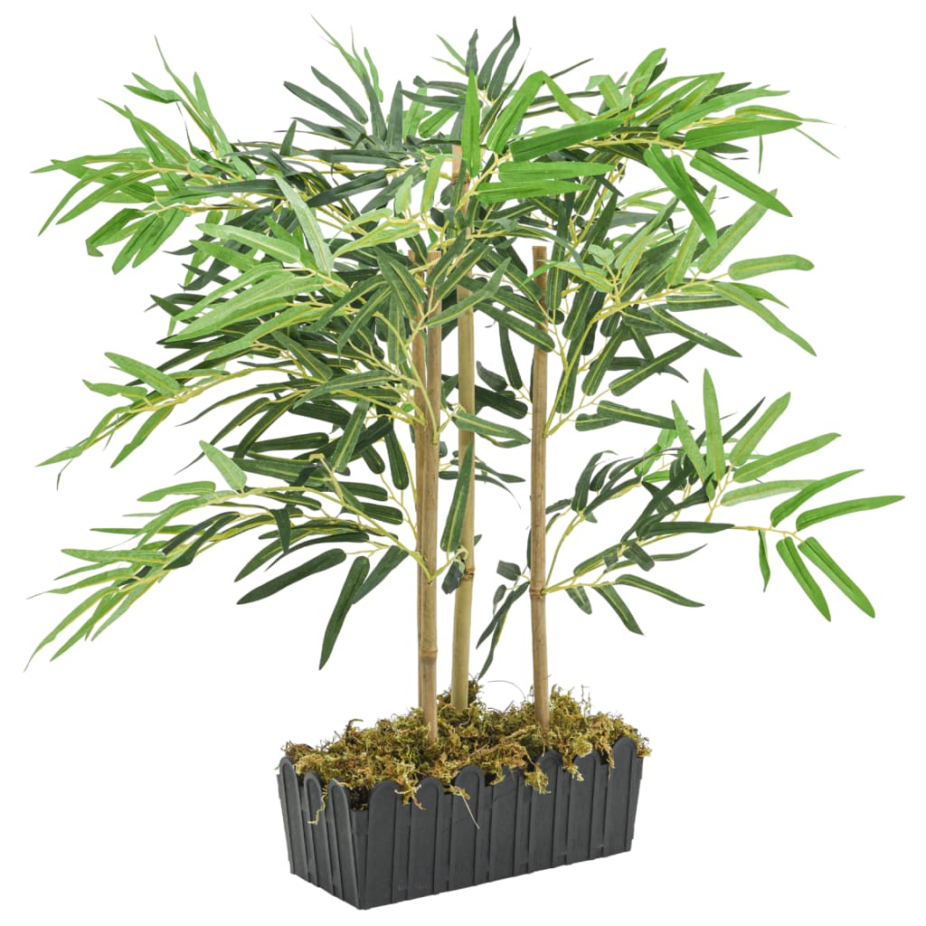 Vidaxl Bamboo plante artificielle 368 Feuilles 80 cm verts