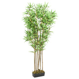 Vidaxl Bamboo per piante artificiali 1288 foglie di 180 cm verdi