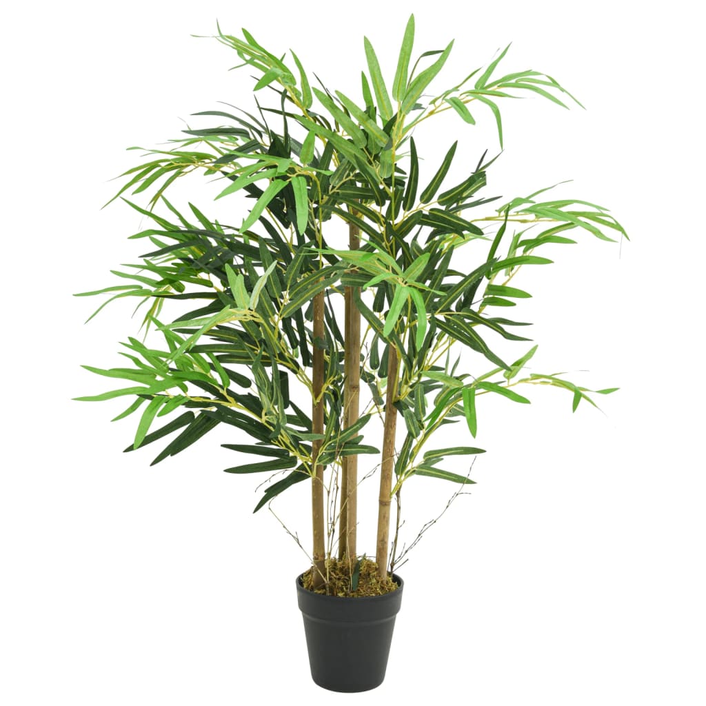 Vidaxl Artificial Plant Bamboo 500 lämnar 80 cm grön