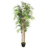 Vidaxx Kunstpflanze Bambus 1605 Blätter 180 cm grün