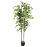 Vidaxl Artificial Plant Bamboo 1605 Leaves 180 cm Green