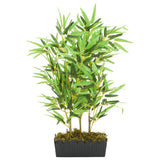 Vidaxl kunstplant bamboe 500 bladeren 80 cm groen