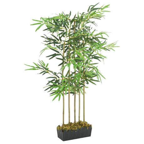 VidaXL Kunstpflanze Bambus 730 Blätter 120 cm grün