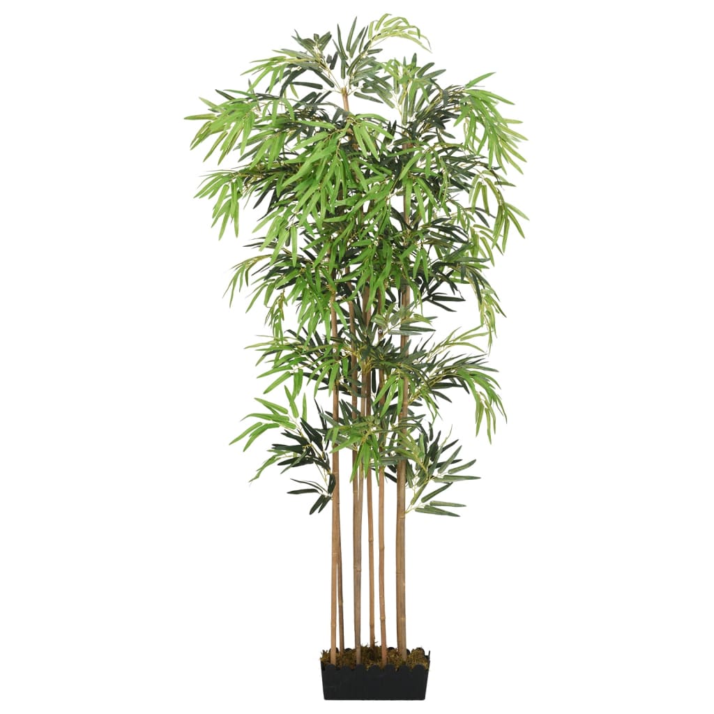 Vidaxl kunstig plante bambus 1605 blader 180 cm grønn