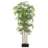 Vidaxl Bamboo per piante artificiali 1605 foglie di 180 cm verde