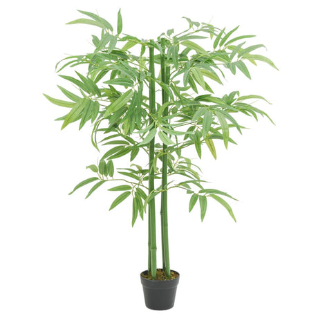 VidaXL Kunstpflanze Bambus 384 Blätter 120 cm grün