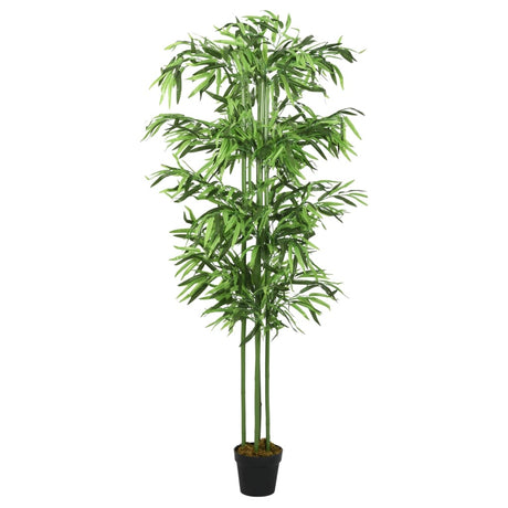 Vidaxx Kunstpflanze Bambus 576 Blätter 150 cm grün
