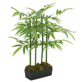 Vidaxl planta artificial bambú 240 hojas 80 cm verde