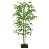 Vidaxl kunstig plante bambus 864 blader 180 cm grønn