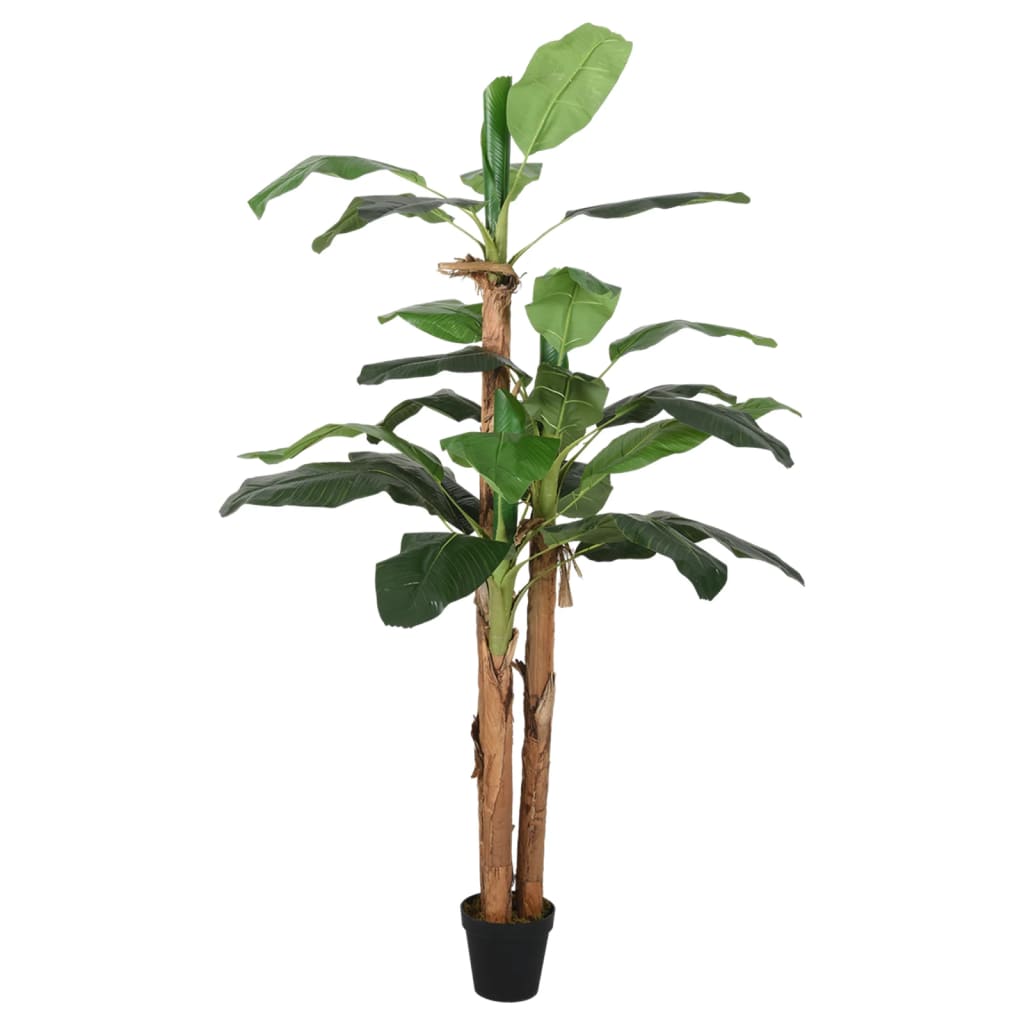 Vidaxl Banana Tree Banana per piante artificiali 18 foglie 150 cm verde