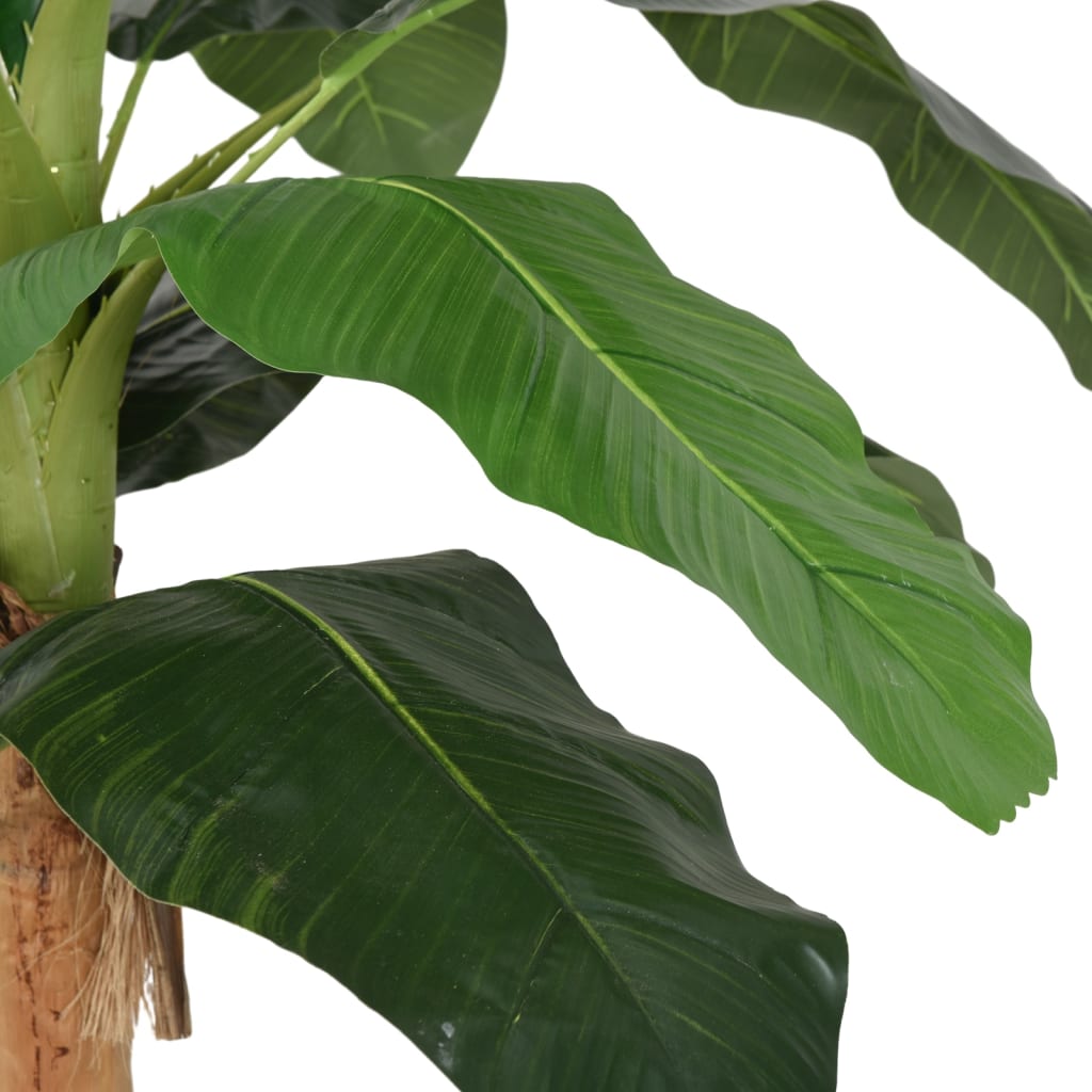 Vidaxl Banana Tree Banana per piante artificiali 18 foglie 150 cm verde