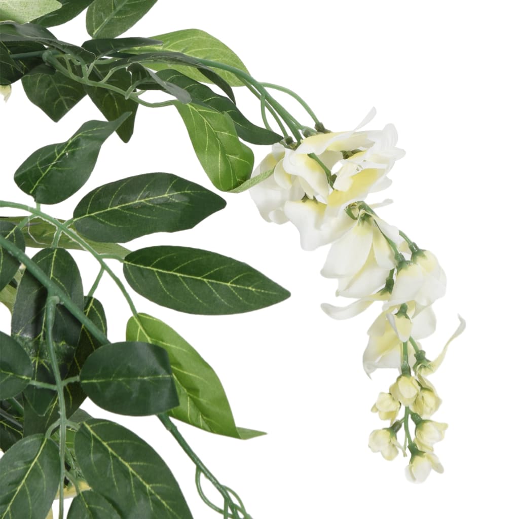 Vidaxl Kunstboom Wisteria 560 Leaves 80 cm Green and White