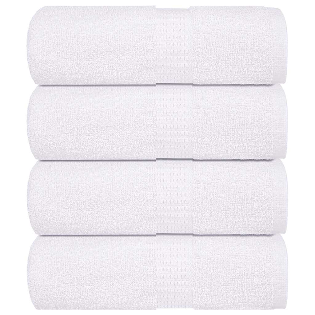 Vidaxx Waschlappen 4 Stück 15x21 cm 360 g m² 100 % Baumwolle weiß