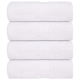 Vidaxx Gästehandtücher 4 Stück 30x50 cm 360 g m² 100 % Baumwolle weiß