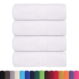 Vidaxx Gästehandtücher 4 Stück 30x50 cm 360 g m² 100 % Baumwolle weiß