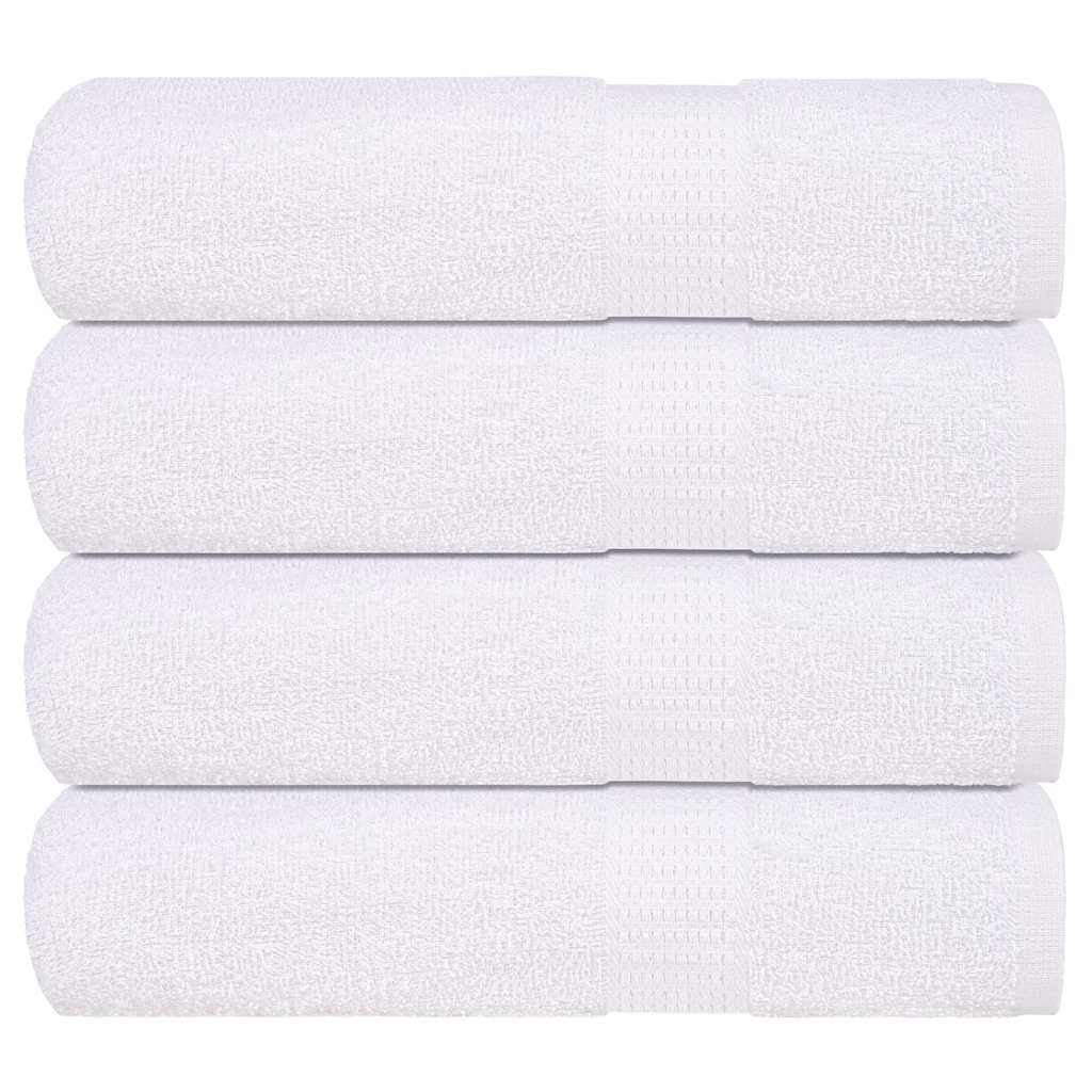 Vidaxx Handtücher 4 Stück 50x100 cm 360 g m² 100 % Baumwolle weiß