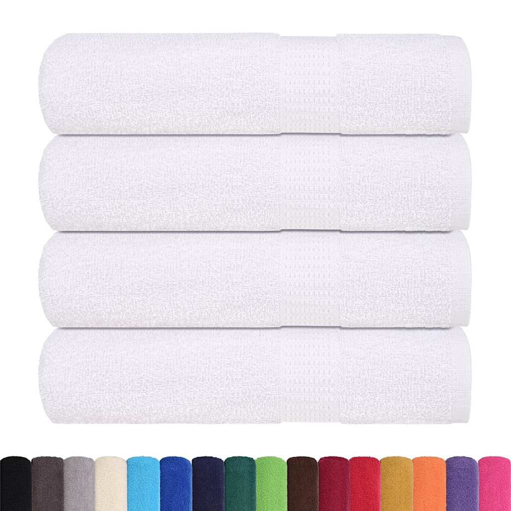 Vidaxx Handtücher 4 Stück 50x100 cm 360 g m² 100 % Baumwolle weiß