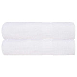 Vidaxx Duschtücher 2 Stück 70x140 cm 360 g m² 100 % Baumwolle weiß