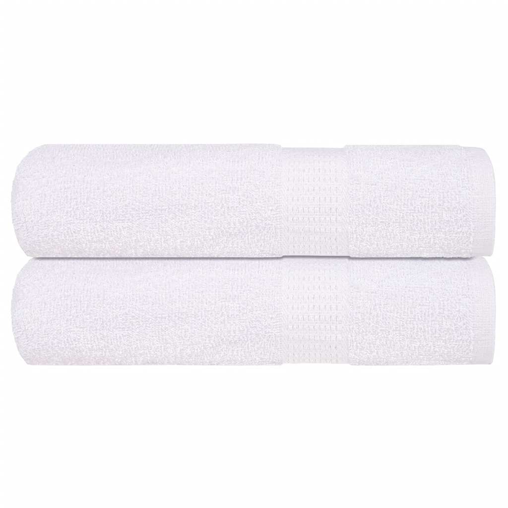 Vidaxx Badetücher 2 Stück 100x150 cm 360 g m² 100 % Baumwolle weiß
