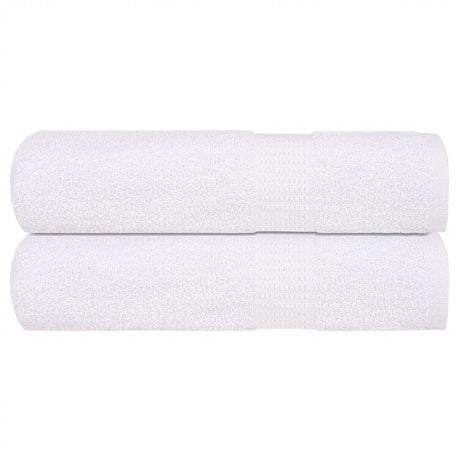 Vidaxx Badetücher 2 Stück 100x150 cm 360 g m² 100 % Baumwolle weiß